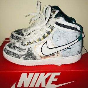 Brand NEW Nike Air Force Ones- Rose Gold/Gray/Teal